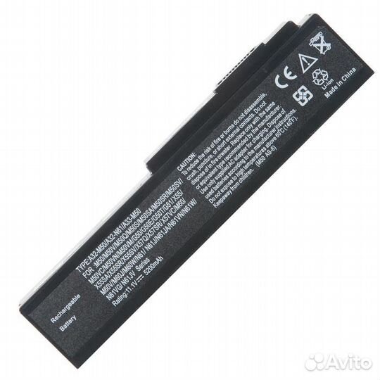 Аккумулятор для ноутбука Asus M50, M60, M70, G50