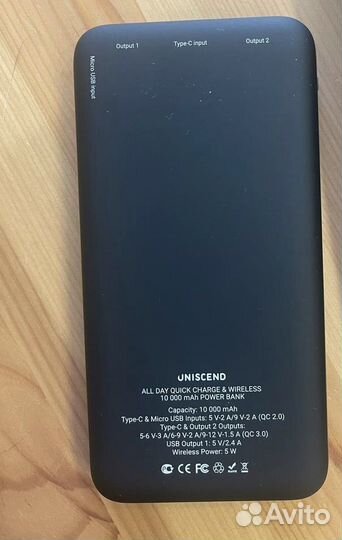 Новый power bank 10000mAh