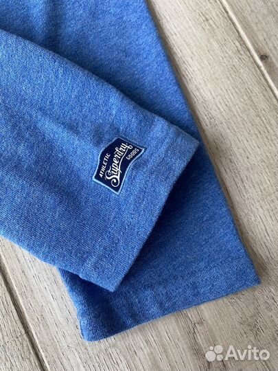 Лонгслив хлопковый SuperDry vintage унисекс