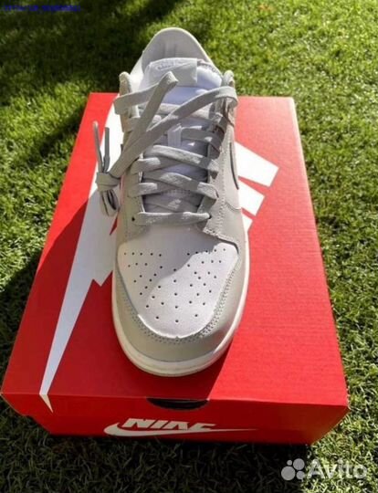 Кроссовки nike sb dunk low grey fog оригинал