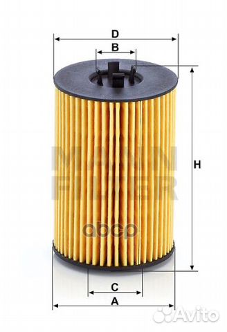 Фильтр масляный Audi A3, VW Golf/Passat, Skoda