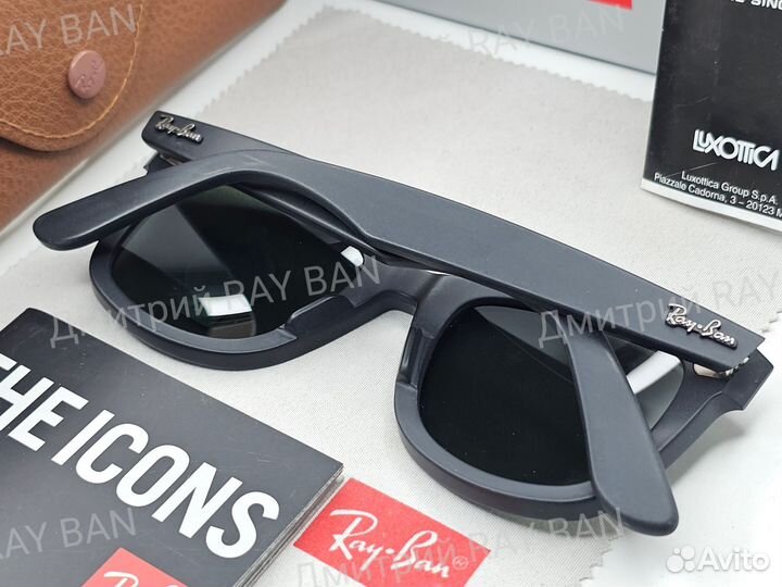 Очки Ray Ban 2140 Wayfarer Матовые Стекло 50 мм