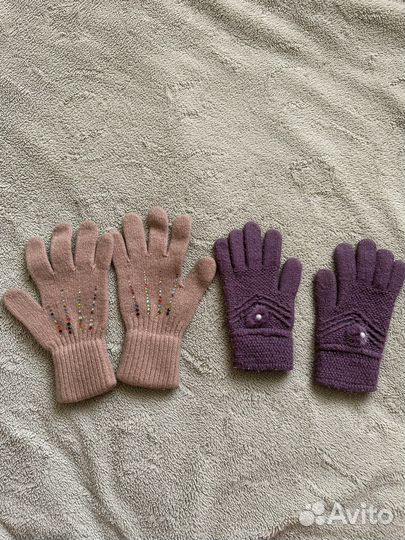 Шапки перчатки варежки шарфы