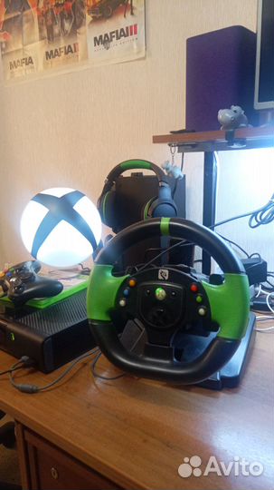 Игровой руль на xbox 360. икс бокс оне