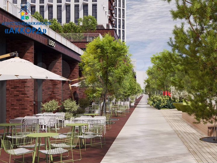 1-к. квартира, 54,1 м², 8/27 эт.