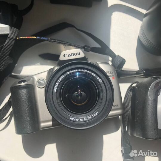 Пленочный фотоаппарат, объективы и сумка