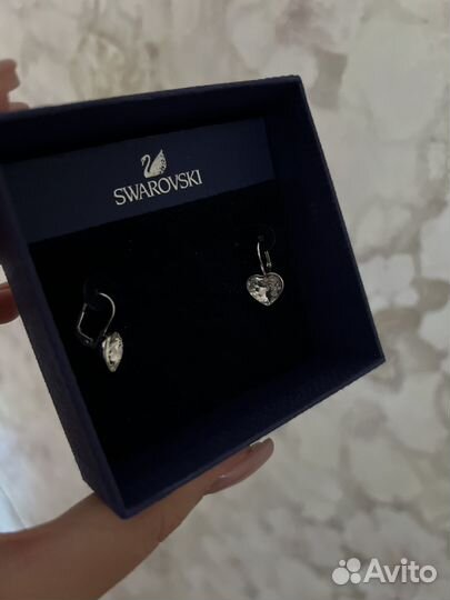 Серьги оригинал swarovski