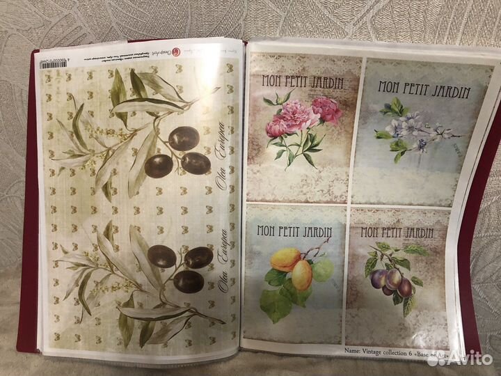 Декупажная карта