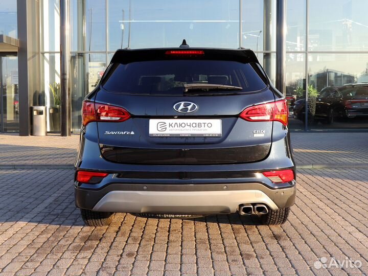 Hyundai Santa Fe 2.2 AT, 2017, 87 000 км