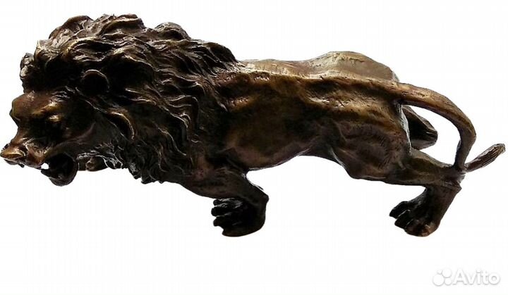 Лев - Китайская статуэтка из Бронзы RU*501a