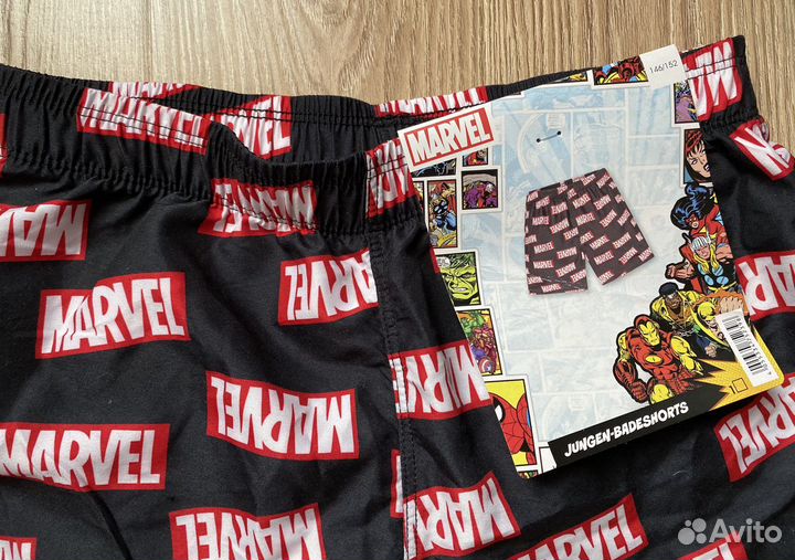 Шорты новые 146/152 Marvel пляжные