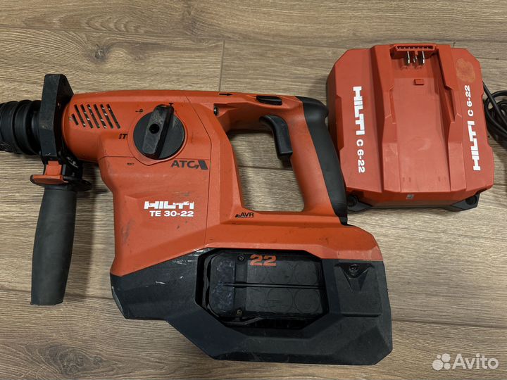 Перфоратор Hilti TE 30-22 с акб 170w и зарядкой