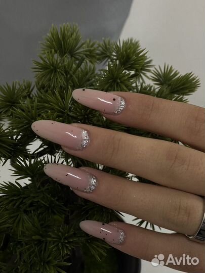 Наращивание ногтей-маникюр-покрытие-дизайн