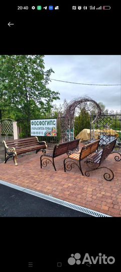 Кованые лавочки