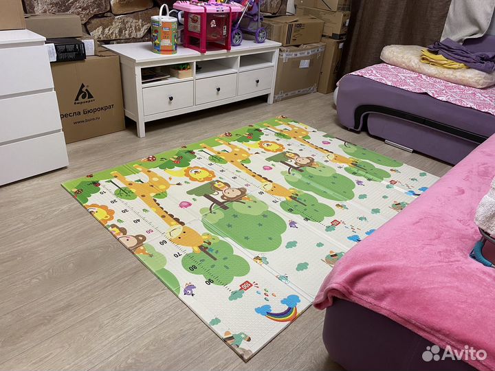 Складной детский коврик