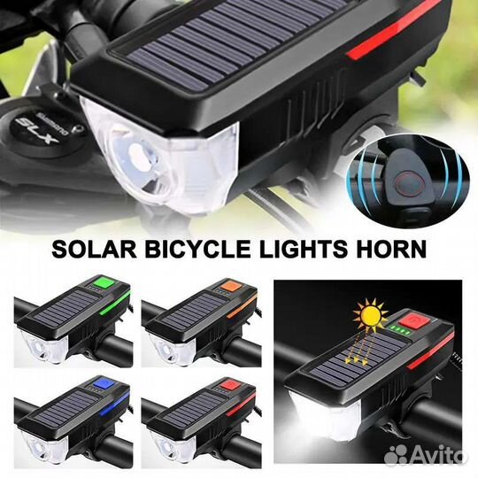 Велосипедный фонарь со звонком