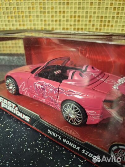 Honda S2000 1/24 jada Fast and Furious