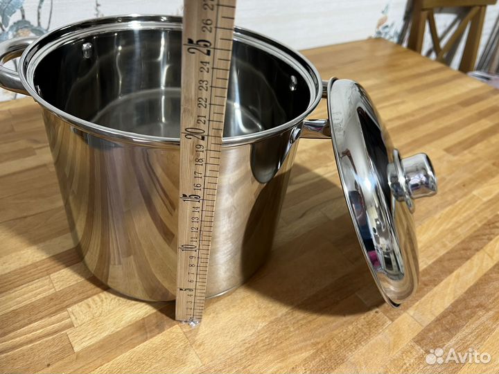 Кастрюля из нержавейки 7л