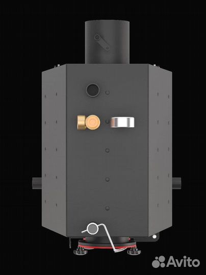 Твердотопливный котёл 65 квт