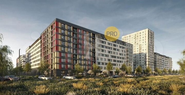 2-к. квартира, 63,4 м², 8/9 эт.