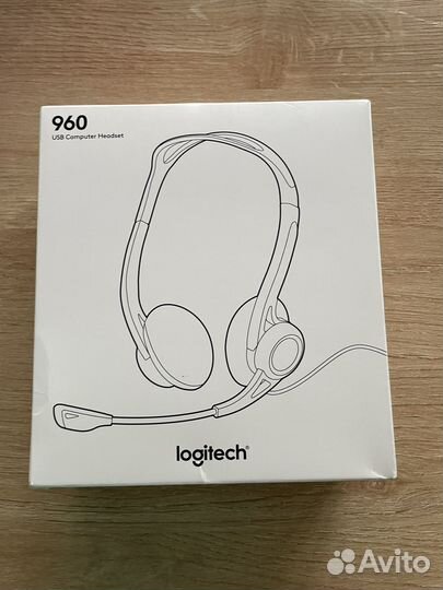 Наушники с микрофоном Logitech PC Headset 960 USB