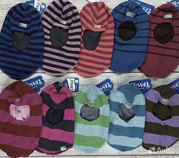 Шлемы Финские Лесси зима шерстяные на выбор