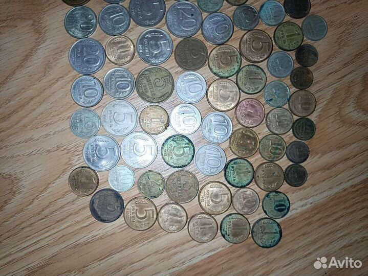 Монеты советского союза и России 90