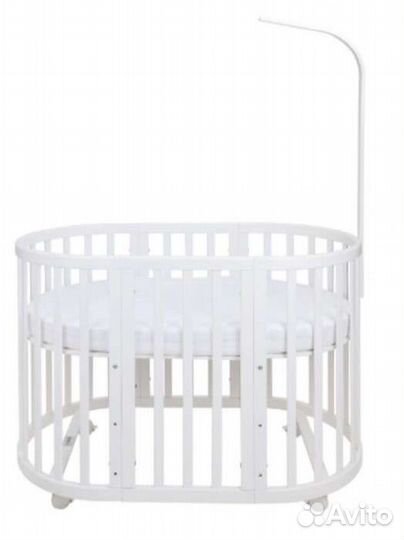 Детская кроватка трансформер с маятником