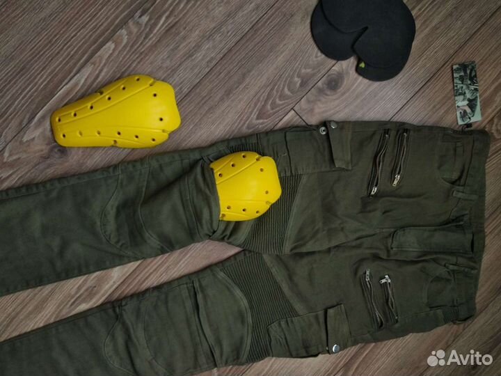 Мотоштаны мотоциклетные с защитными вставками