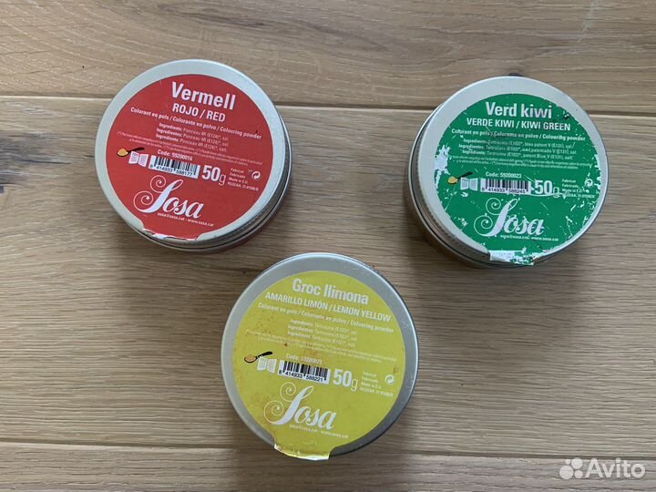 Пищевые красители Sosa