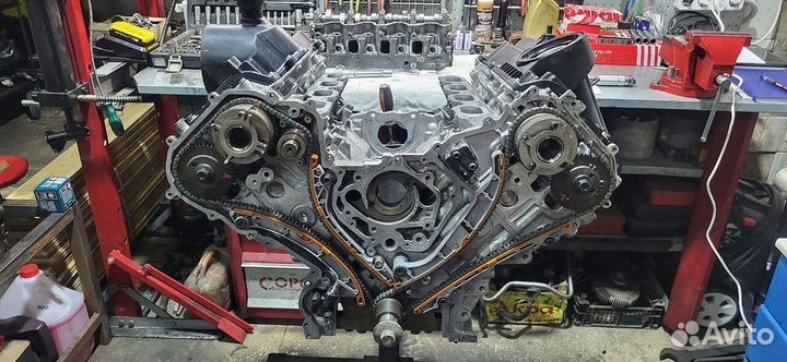 Двигатель VK56 / для Патрол Y62 5.6