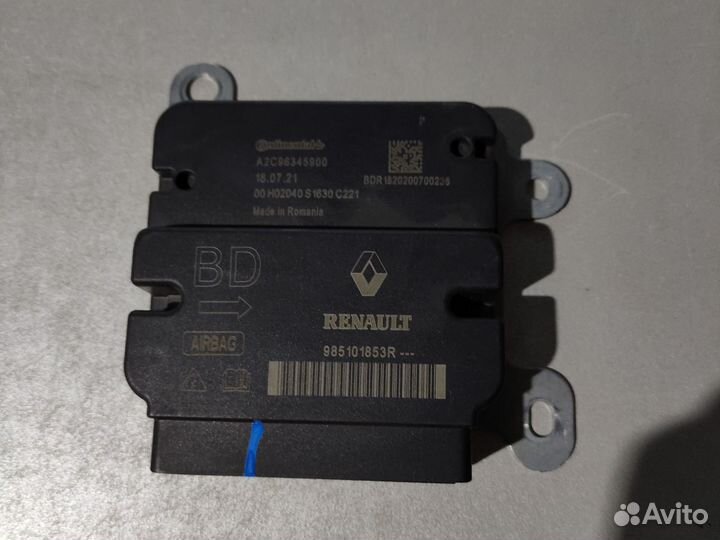 Блок airbag на renault nissan LADA