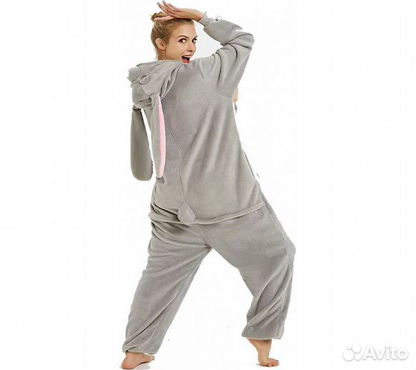 Кигуруми Funfur Зайка Серый L