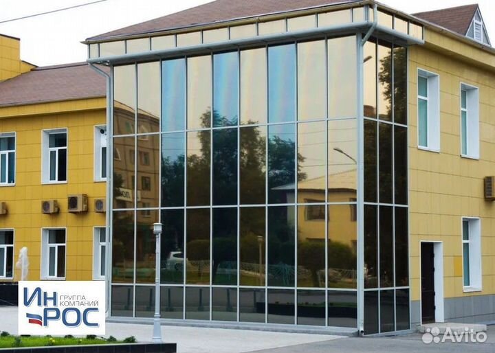 Алюминиевое остекление фасады