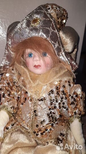 Арлекин игрушка новая