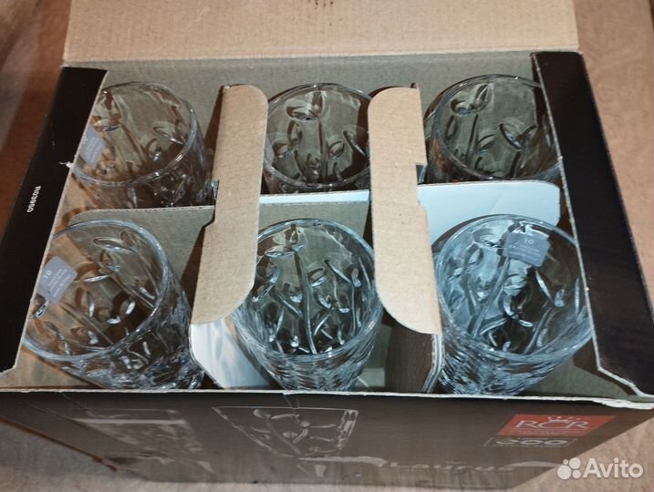 Набор фужеров 6шт Laurus RCR Cristalleria Италия