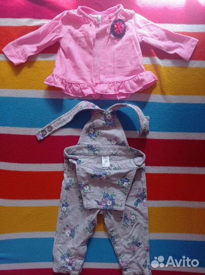 Вещи пакетом на девочку с 9 месяцев до 1'6 лет