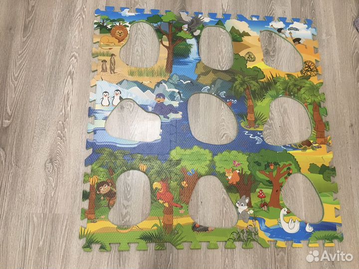 Коврик-пазл игровой