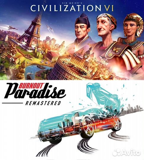 Civilization VI & Burnout Paradise Nintendo