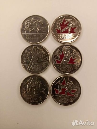 Разные наборы монет Канады