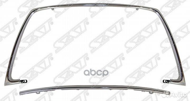 Молдинг бампера mitsubishi outlander XL 10-13 х