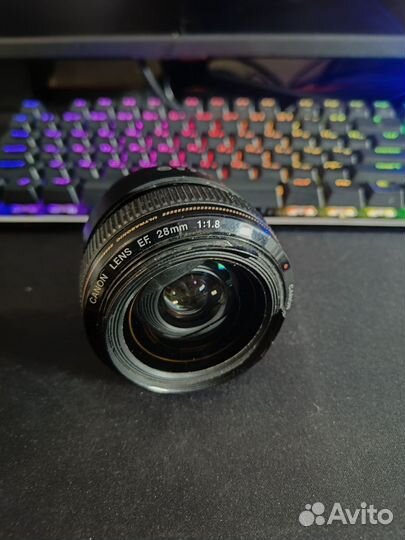 Объектив Canon ef 28mm f 1.8 usm