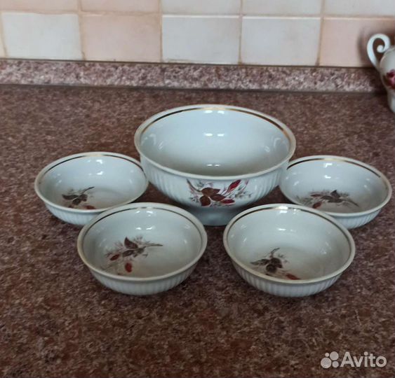 Набор столовой посуды. Полонский фарфоровый завод