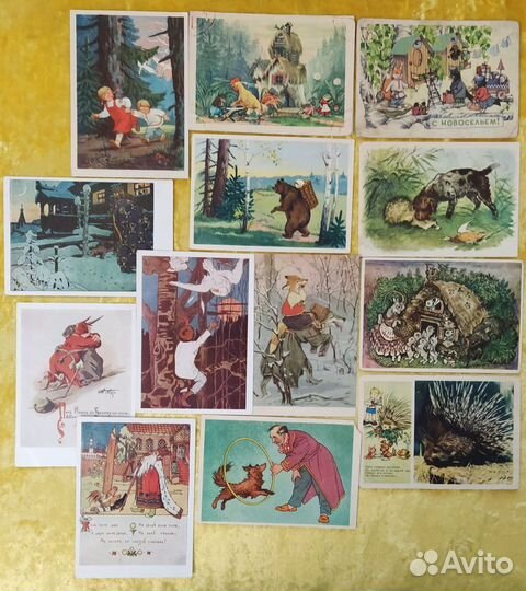 Открытки Гундобин Климашин СССР 50х г