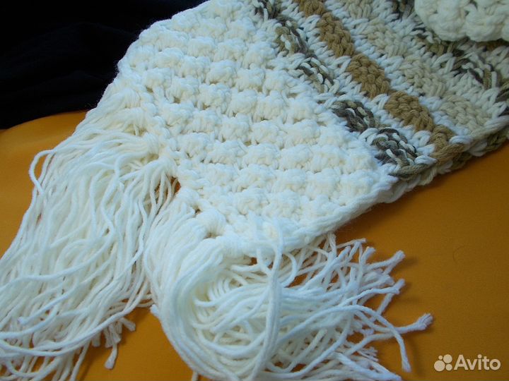 Шарф женский новый крупной вязки