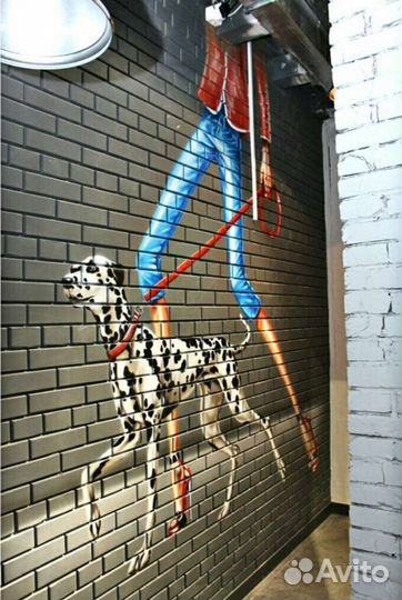 Художник роспись стен аэрография