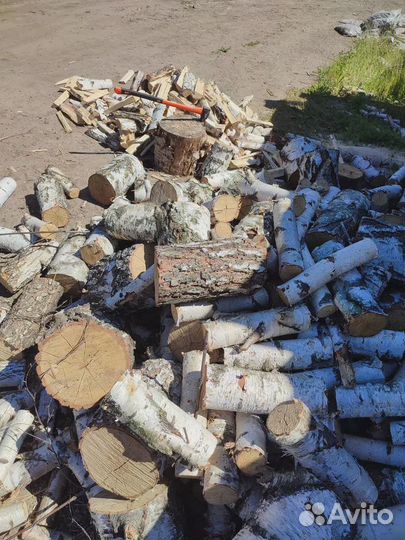 Дрова березовые сетка 20 литров