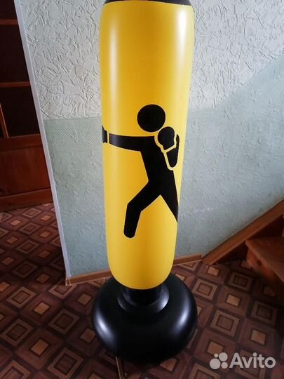Детский боксерский надувной мешок.Новый