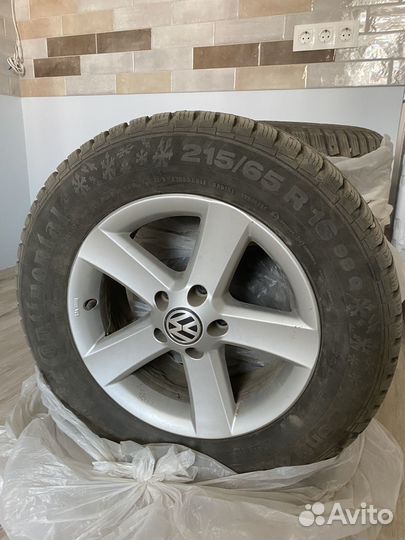 Литые диски r16, WV Tiguan Оригинал