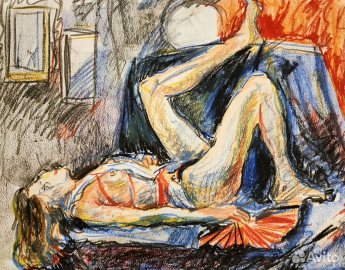 Наброски.Обнаженная натура